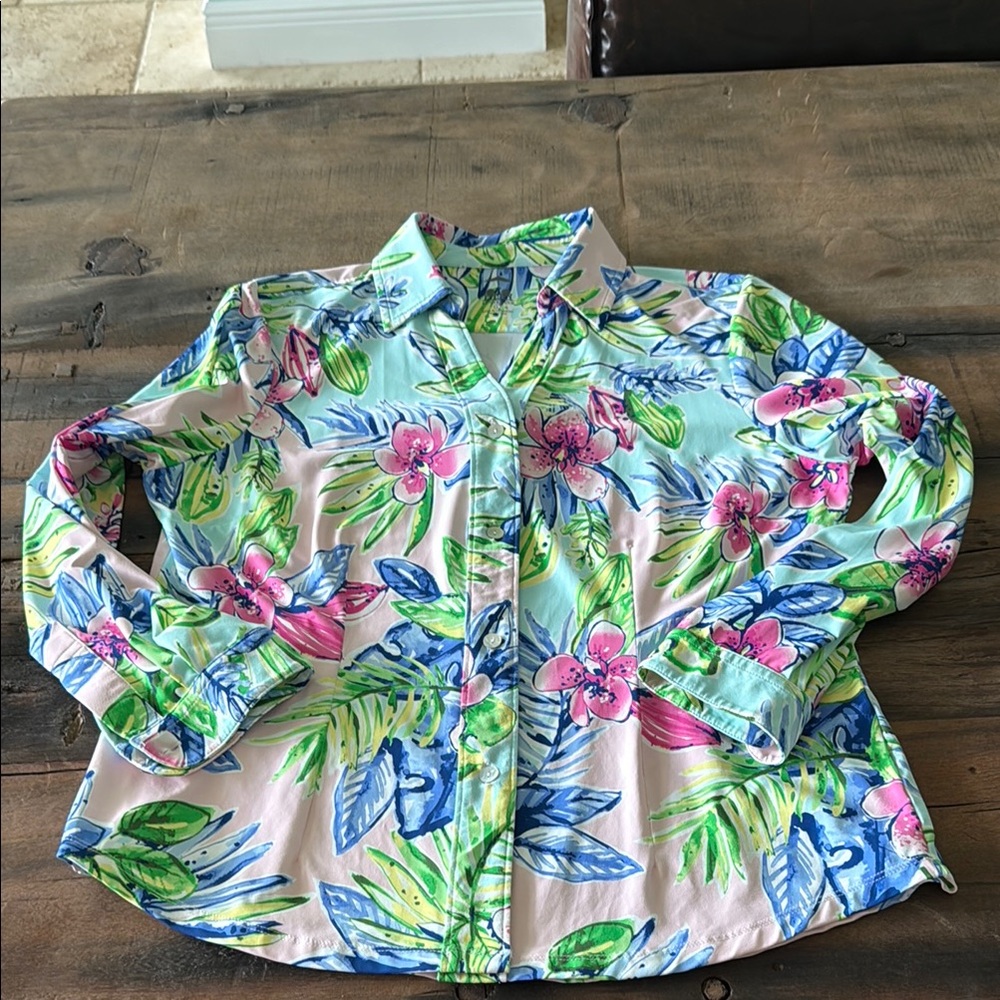 Like New Kenny Dana blouse size Large